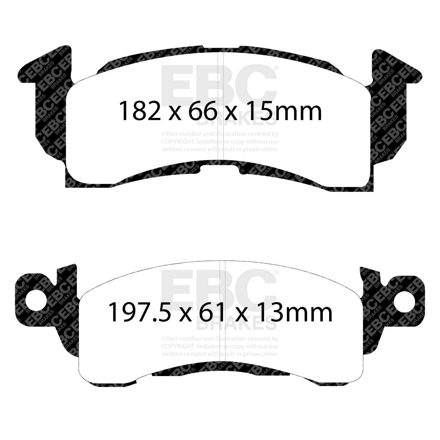 EBC Brakes DP41145R Yellowstuff Street And Track Brake Pads