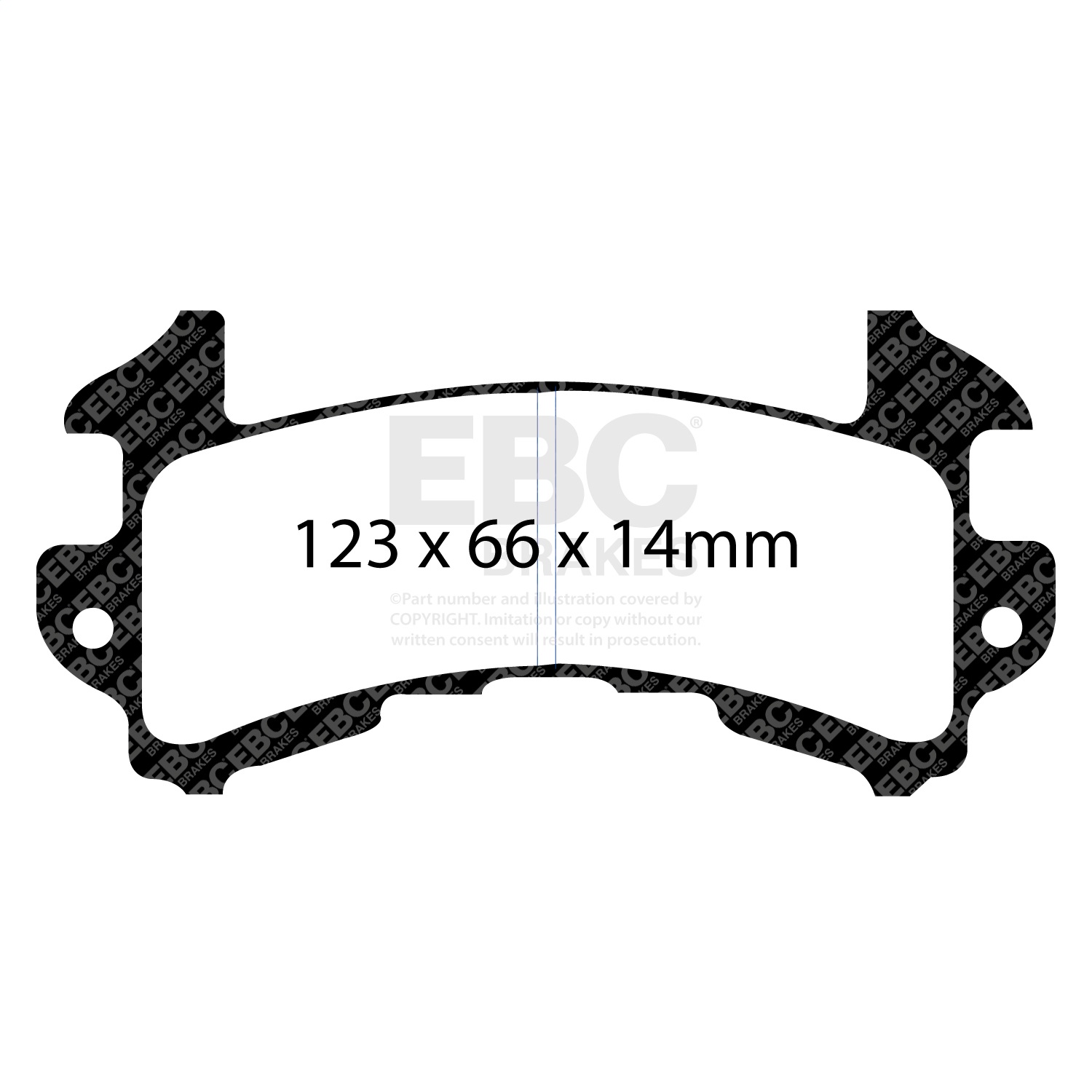 EBC Brakes DP41146R Yellowstuff Street And Track Brake Pads