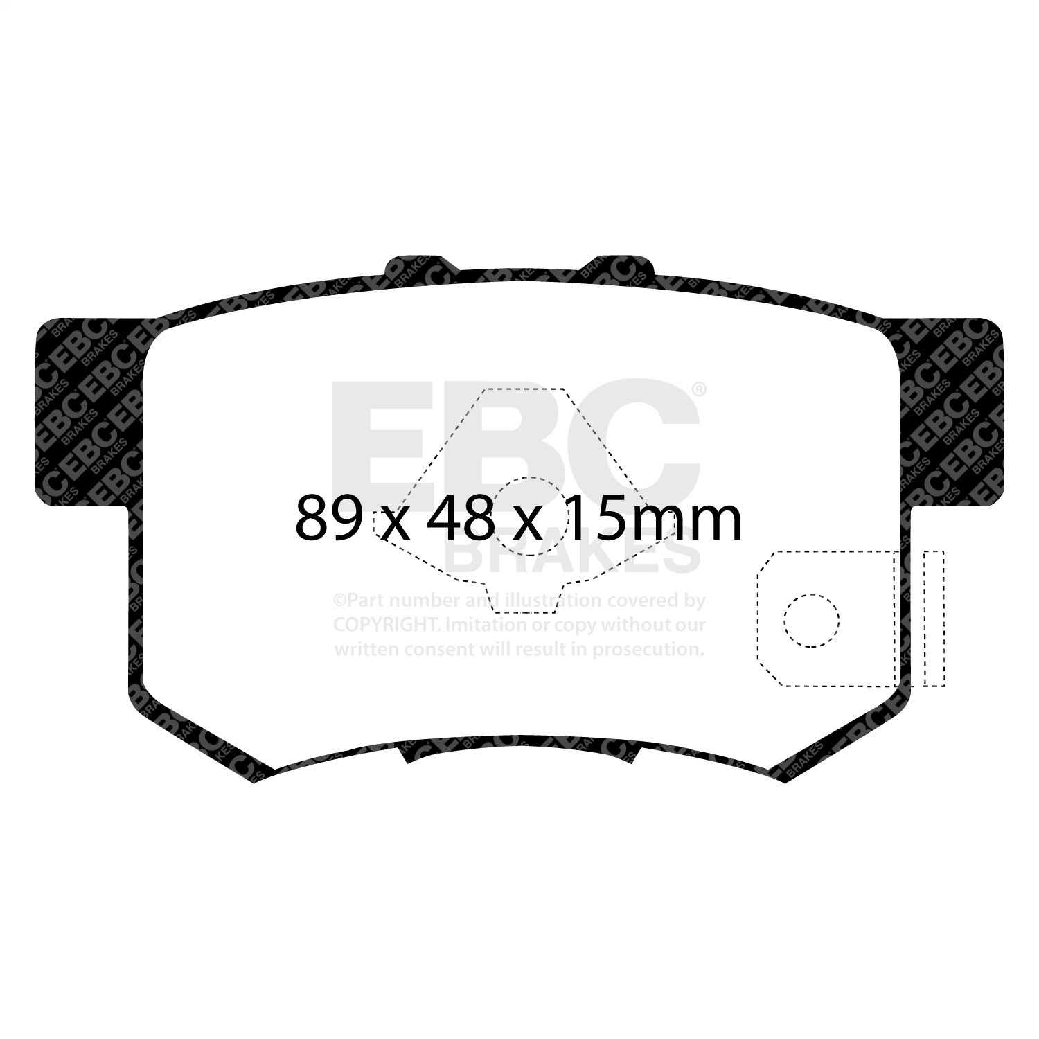 EBC Brake Kit S12KR1423 S12K (DP3/RK) - Rear