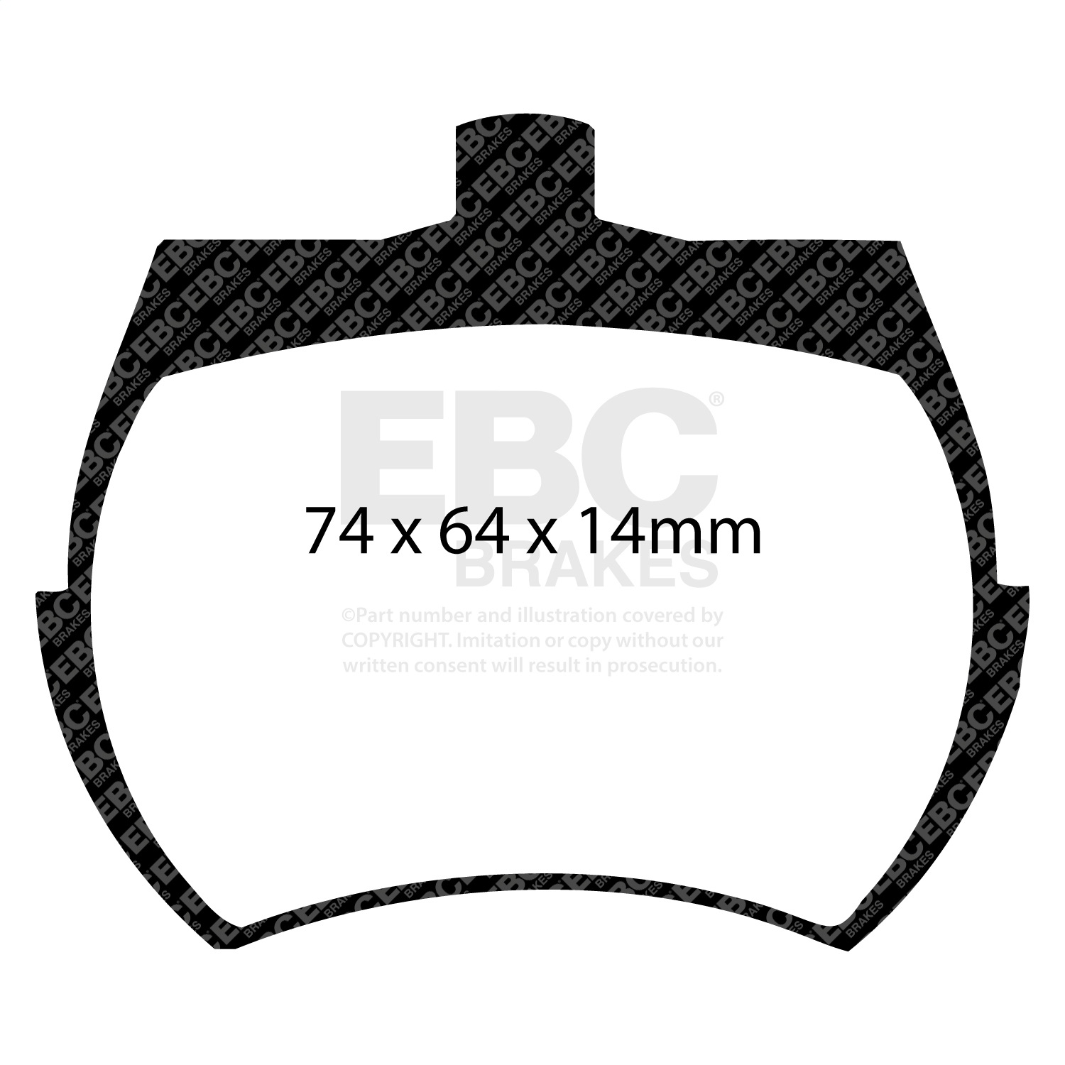 EBC Brakes DP2127 Greenstuff 2000 Series Sport Brake Pads Fits Midget Sprite TR7