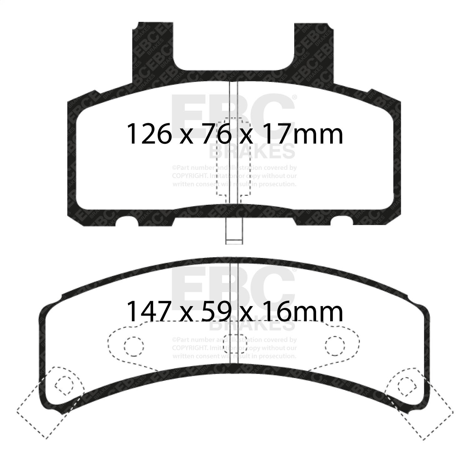 EBC Brakes S3KF1063 S3 Kits Greenstuff 6000 and GD Rotors Truck/SUV Fits Safari