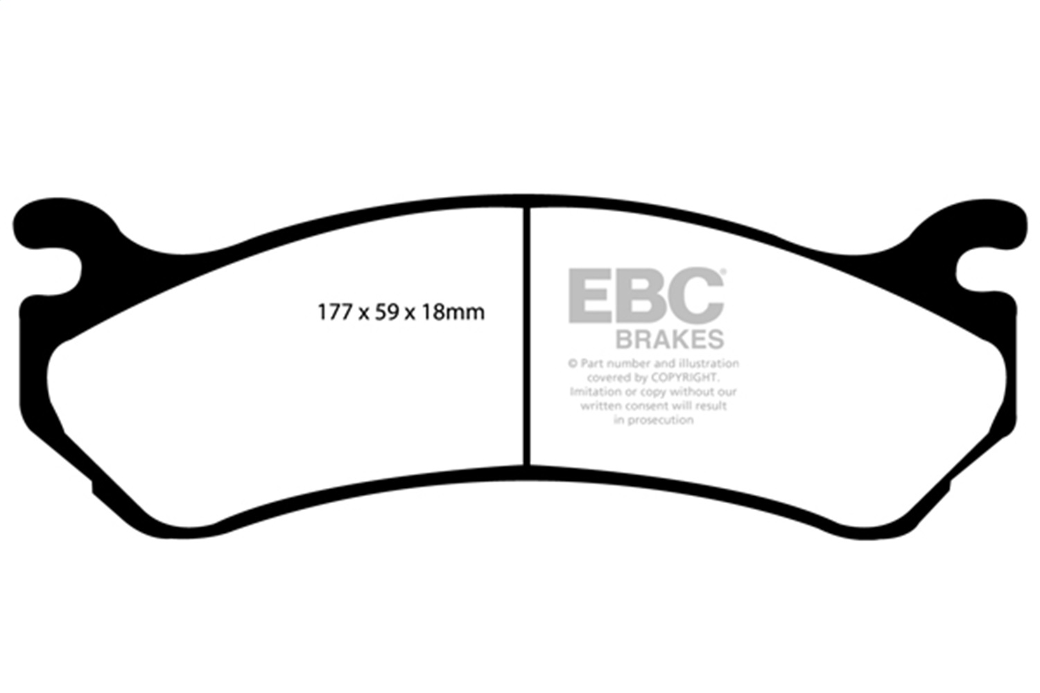 EBC Brakes UD785 Ultimax  Brake Pads