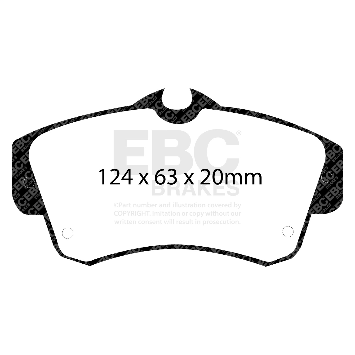 EBC BRAKES REDSTUFF CERAMIC PADS-DP31357C-Front
