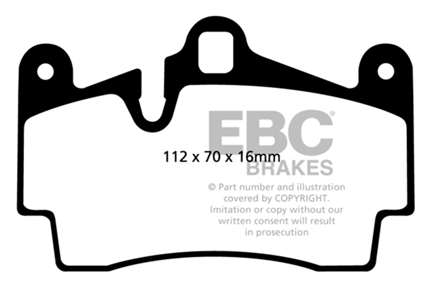 EBC Brakes UD978 Ultimax  Brake Pads Fits 03-17 Cayenne Q7 Touareg