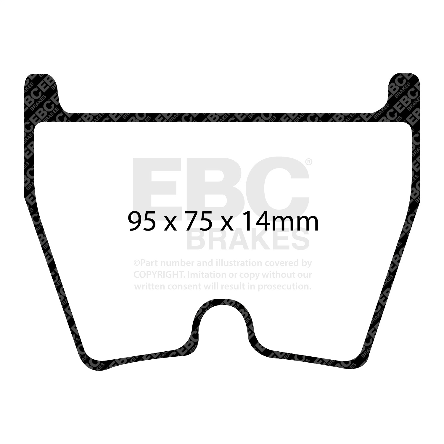 EBC Brakes DP41513R Yellowstuff Street And Track Brake Pads