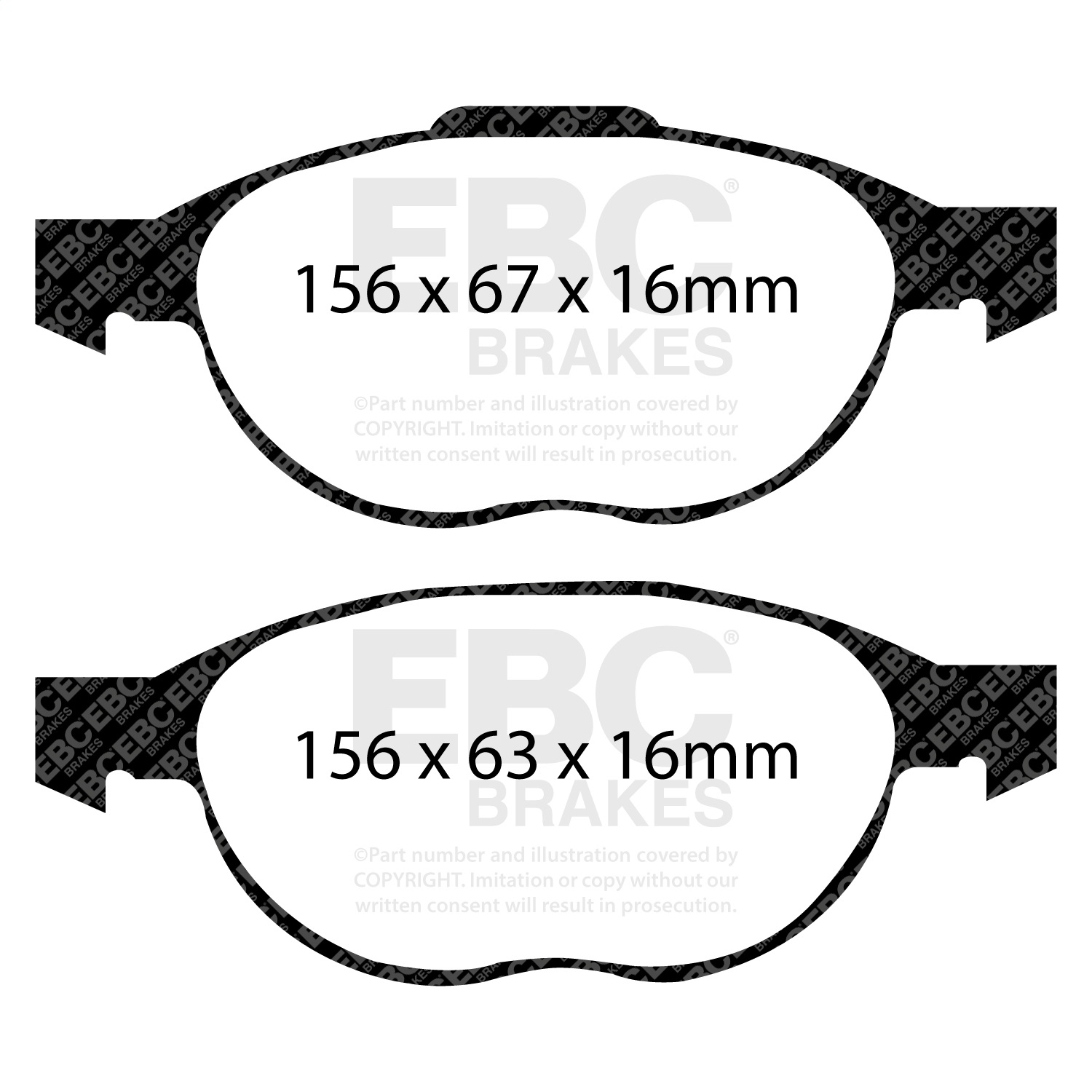 EBC DP41524R - Yellowstuff Front Brake Pads