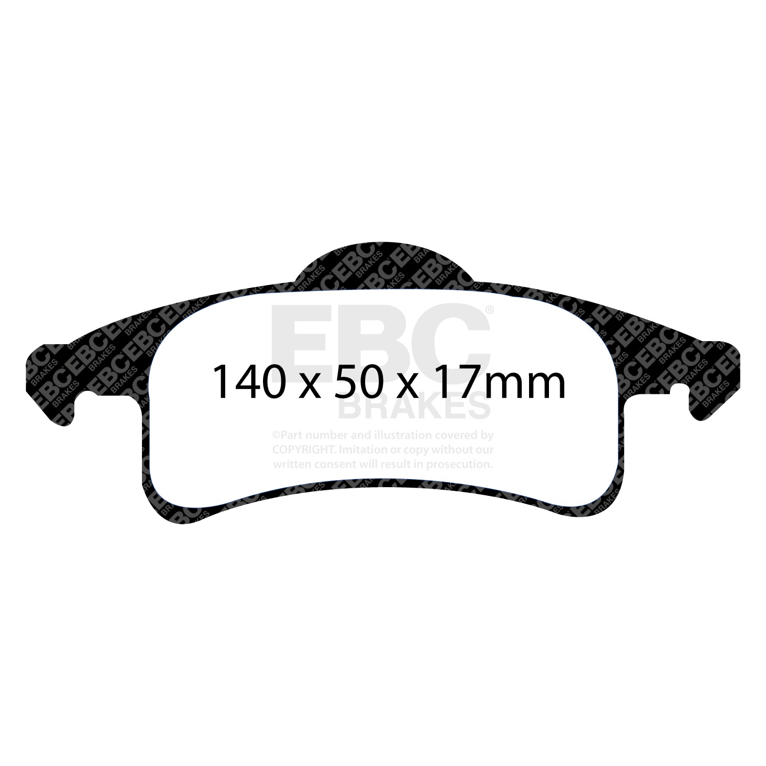 EBC Brakes Greenstuff Truck/SUV-DP61606-Rear
