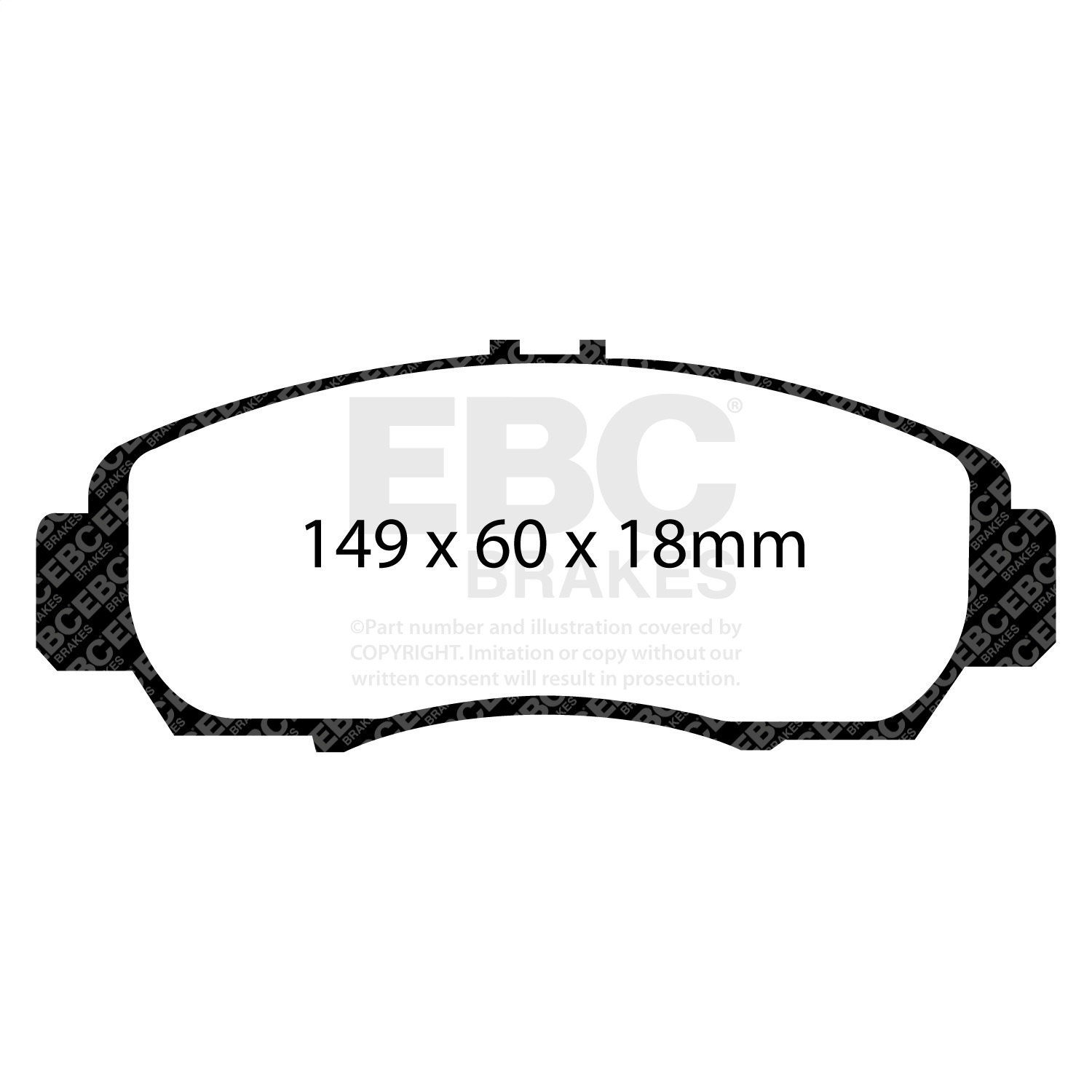 EBC Brakes UD787 Ultimax  Brake Pads Fits 99-14 Accord CL RL SLX TL TSX