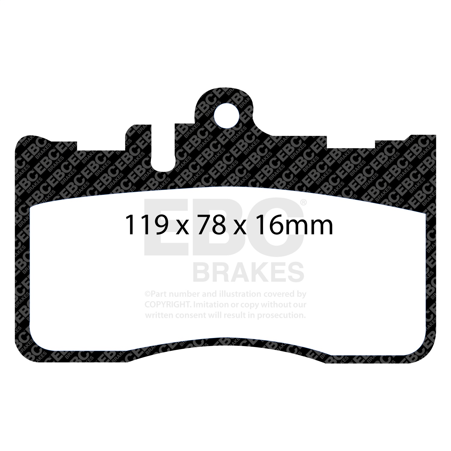 EBC DP41622R Yellowstuff Pads - Front