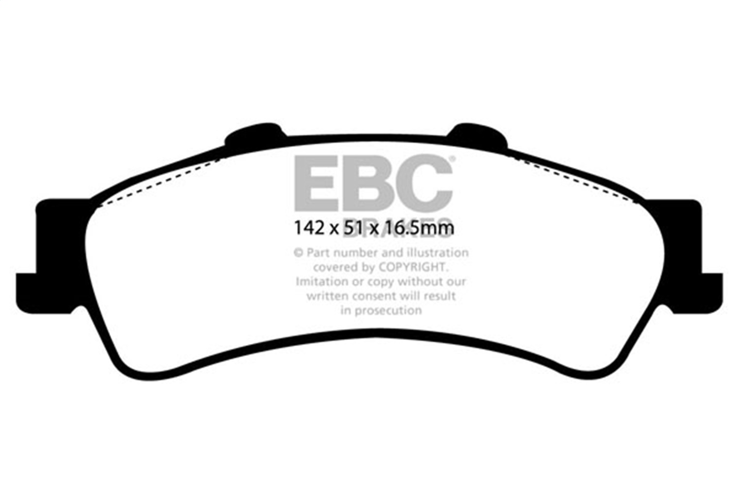EBC Brakes DP41630R Yellowstuff Street And Track Brake Pads