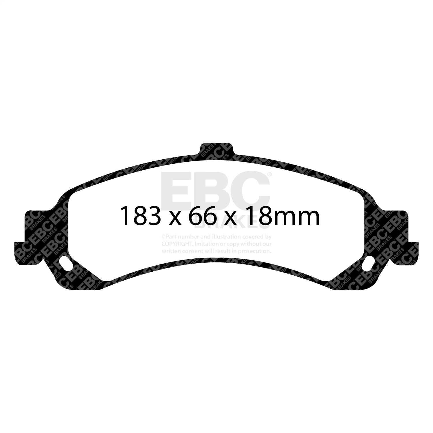 EBC Brakes UD834 Ultimax  Brake Pads
