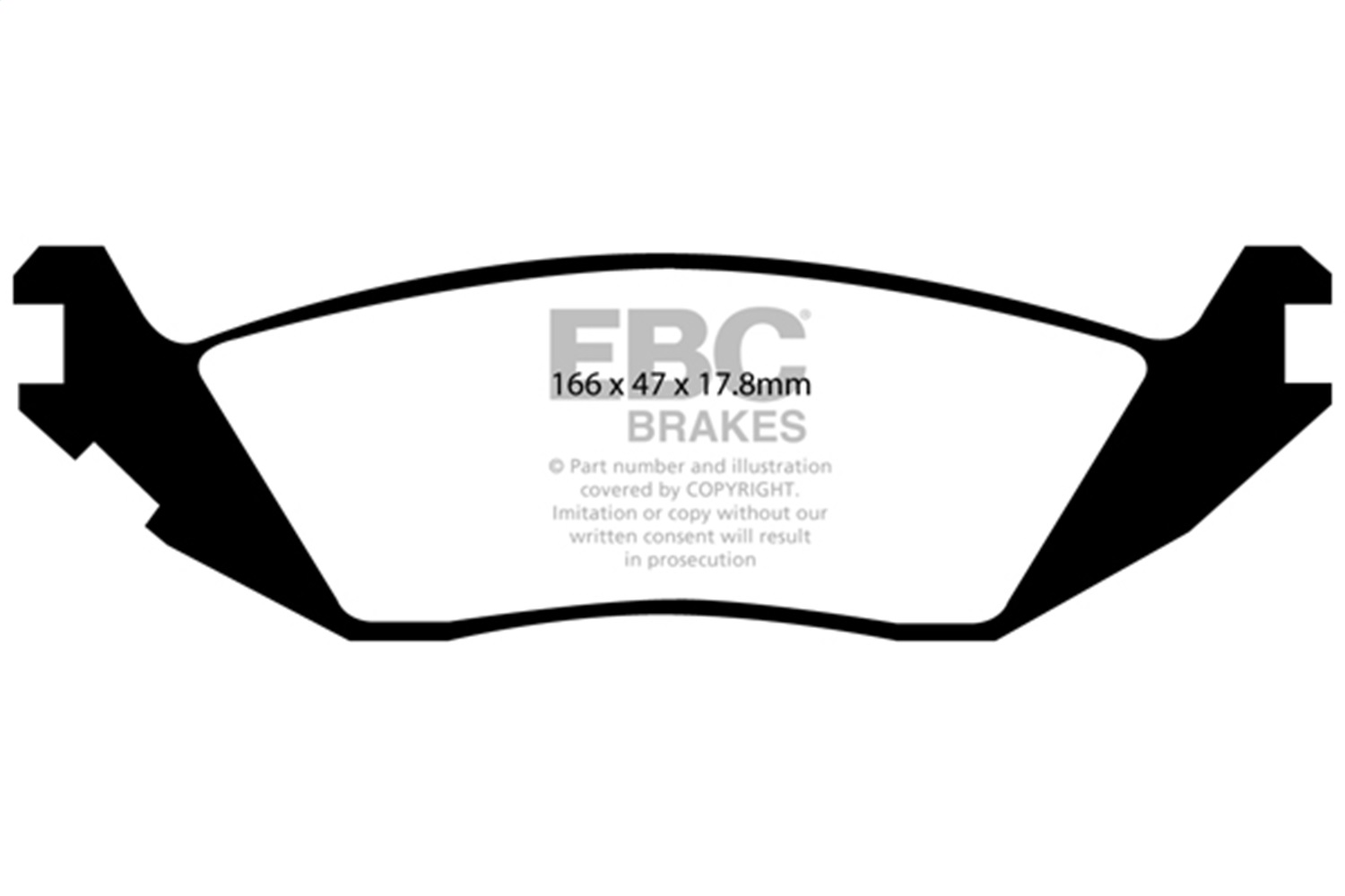 EBC Brakes ED91639 Truck/SUV Extra Duty Brake Pads