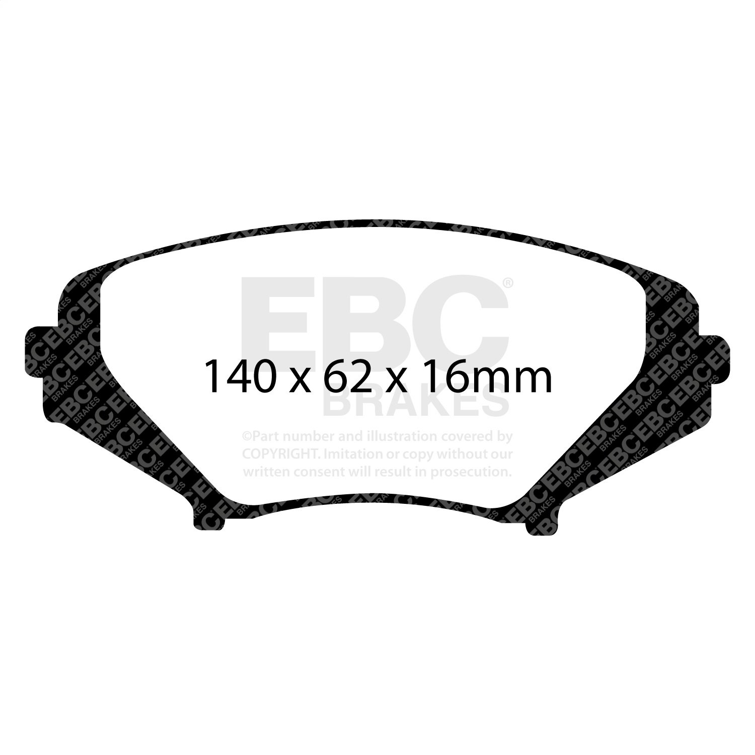 EBC DP41665R - Yellowstuff Front Brake Pads