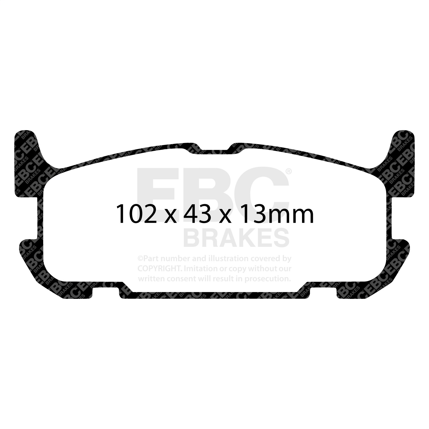 EBC DP41685R - Yellowstuff Rear Brake Pads