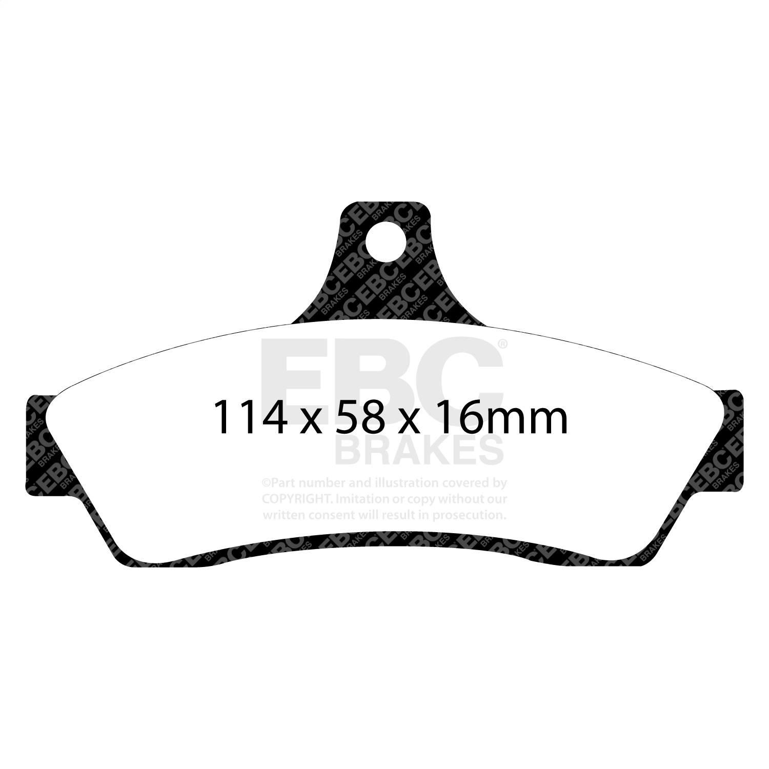 EBC Brakes DP31711C Redstuff Ceramic Low Dust Brake Pads Fits 04-06 GTO