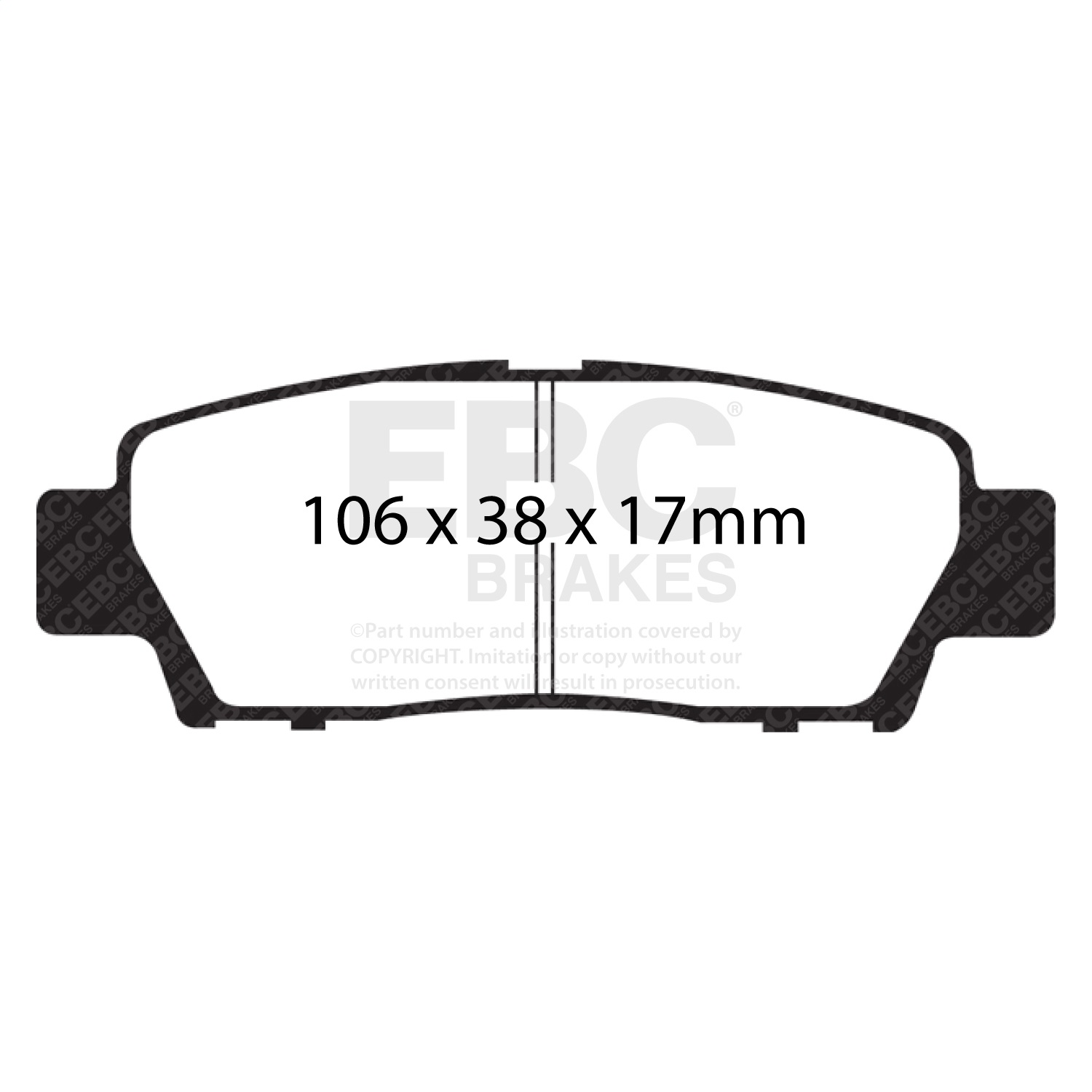EBC Brakes DP21714 Greenstuff 2000 Series Sport Brake Pads Fits 95-99 Avalon