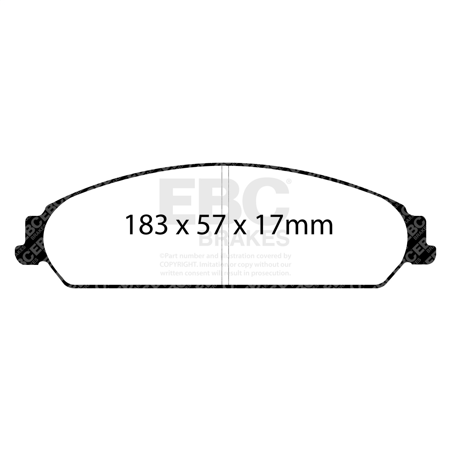 EBC DP41724R - Yellowstuff Front Brake Pads