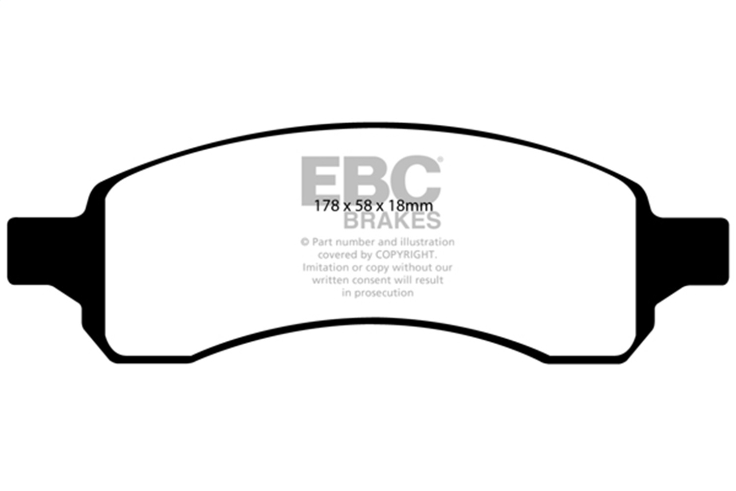 EBC Brakes DP41761R Yellowstuff Street And Track Brake Pads
