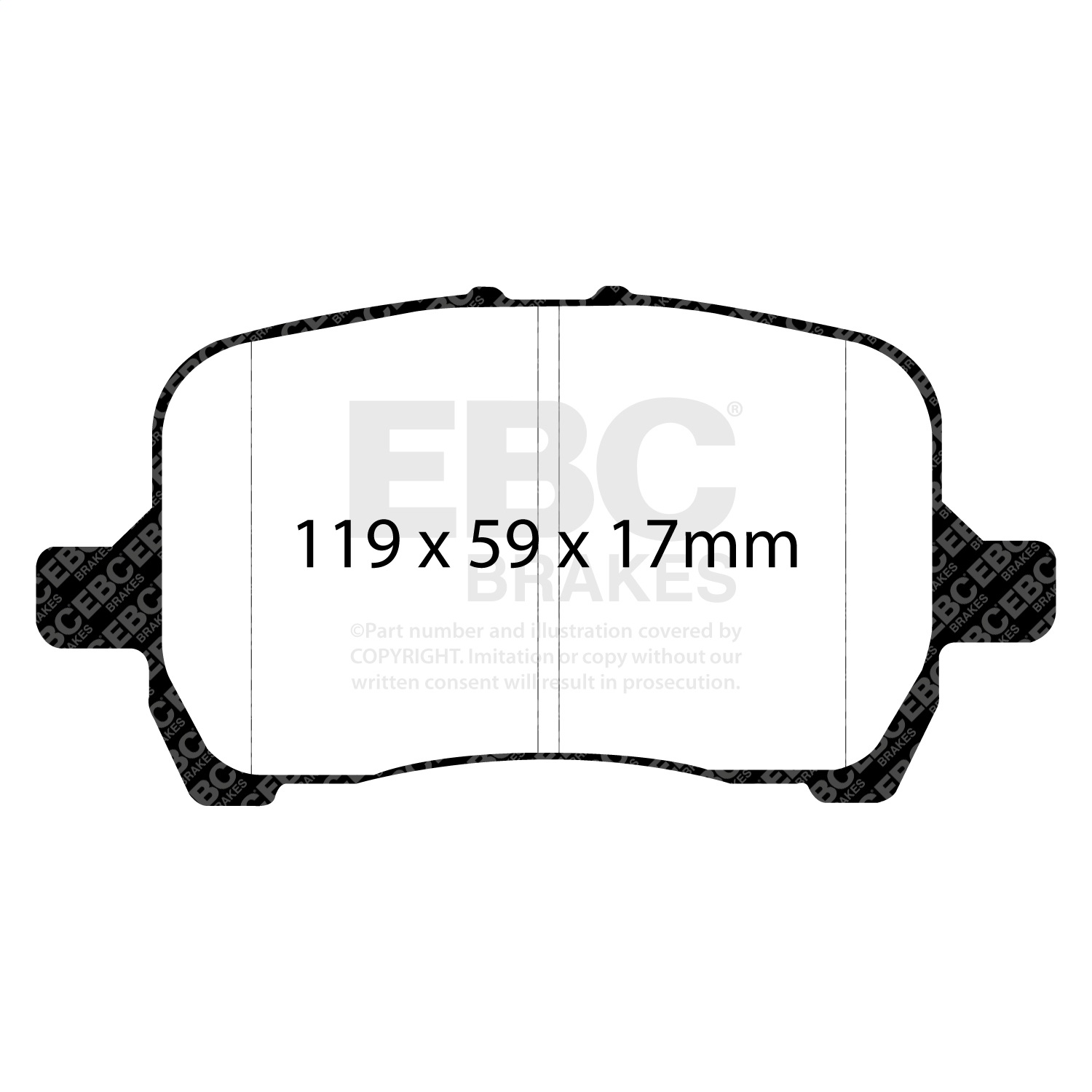 EBC Brakes UD1160 Ultimax  Brake Pads
