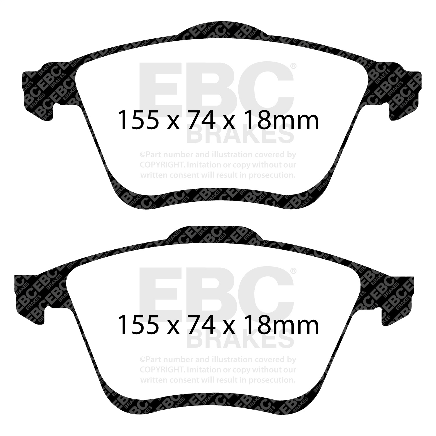 EBC Brakes S13KF1728 S13 Kits Yellowstuff and RK Rotors Fits 06-07 6