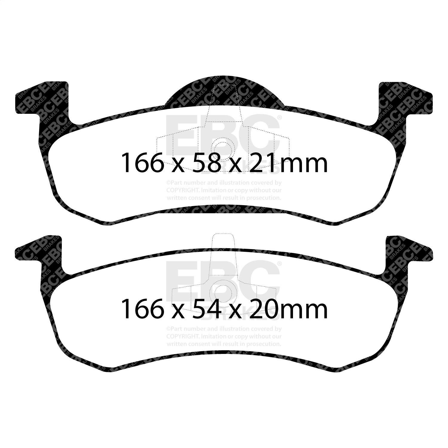 EBC Brakes DP41804R Yellowstuff Street And Track Brake Pads