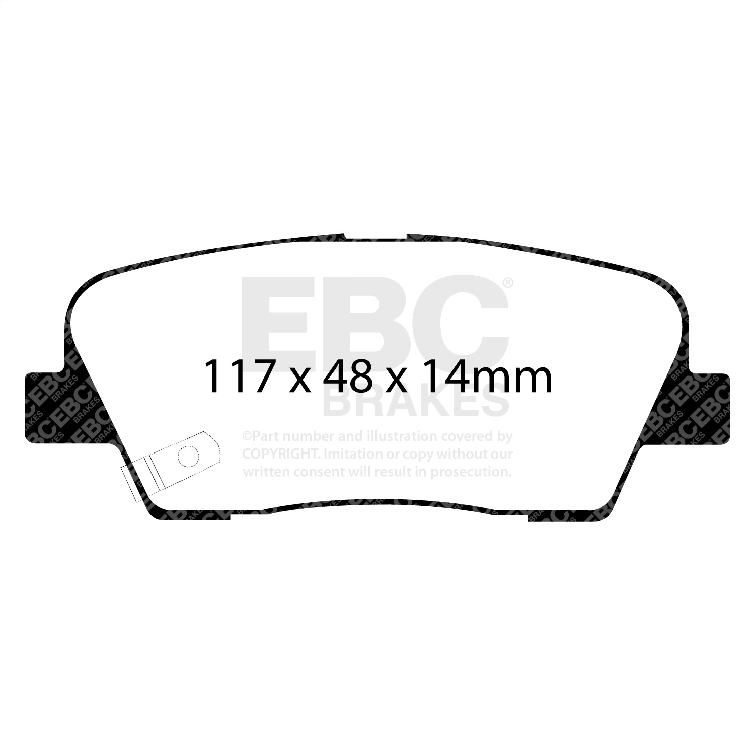 EBC DP41806R - Yellowstuff Rear Brake Pads