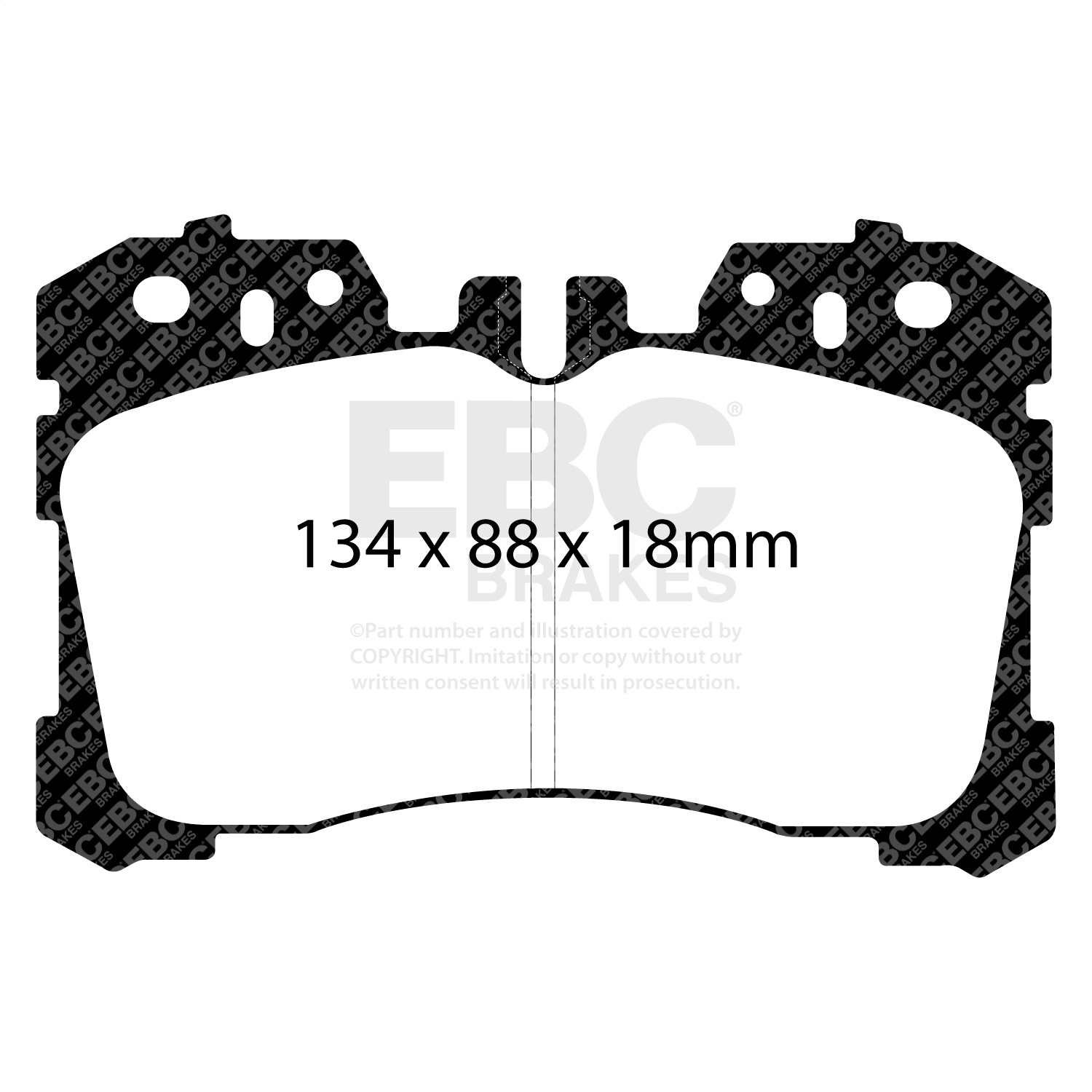 DP41811R EBC - Yellowstuff Brake Pads