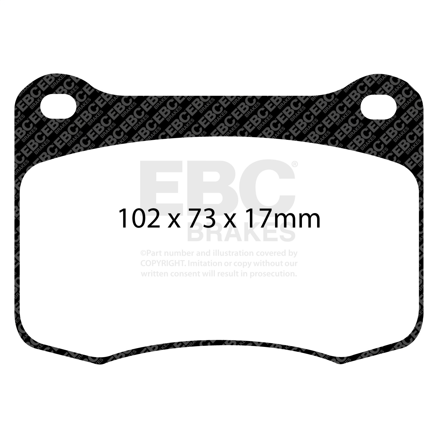 EBC Brakes DP41820R Yellowstuff Street And Track Brake Pads Fits 08-14 IS F