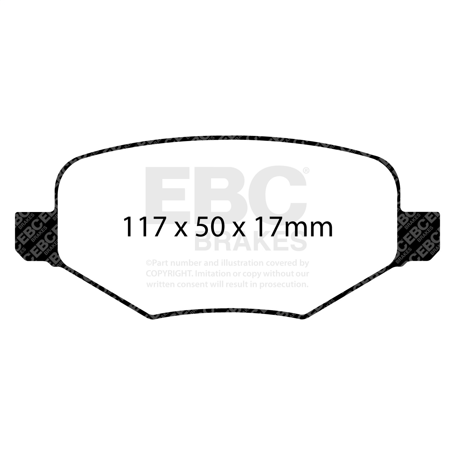 EBC Brakes UD1377 Ultimax  Brake Pads Fits Edge Explorer Flex MKT MKX Taurus