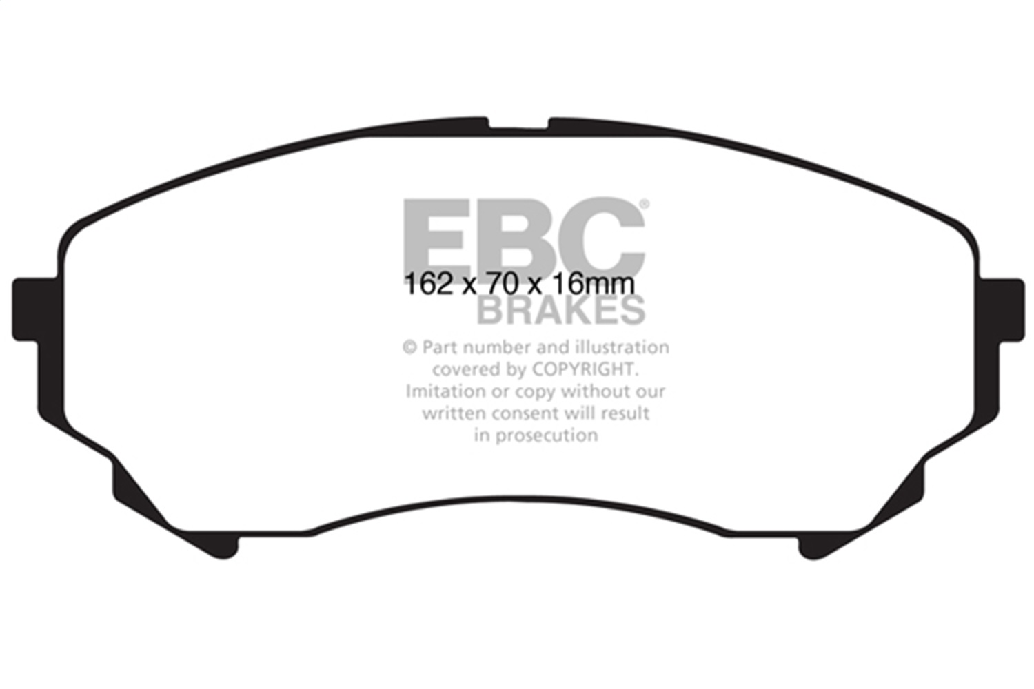 EBC Brakes UD1331 Ultimax  Brake Pads Fits 08-14 CTS