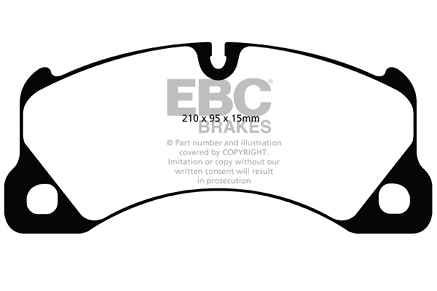 EBC Brakes DP31835C Redstuff Ceramic Low Dust Brake Pads