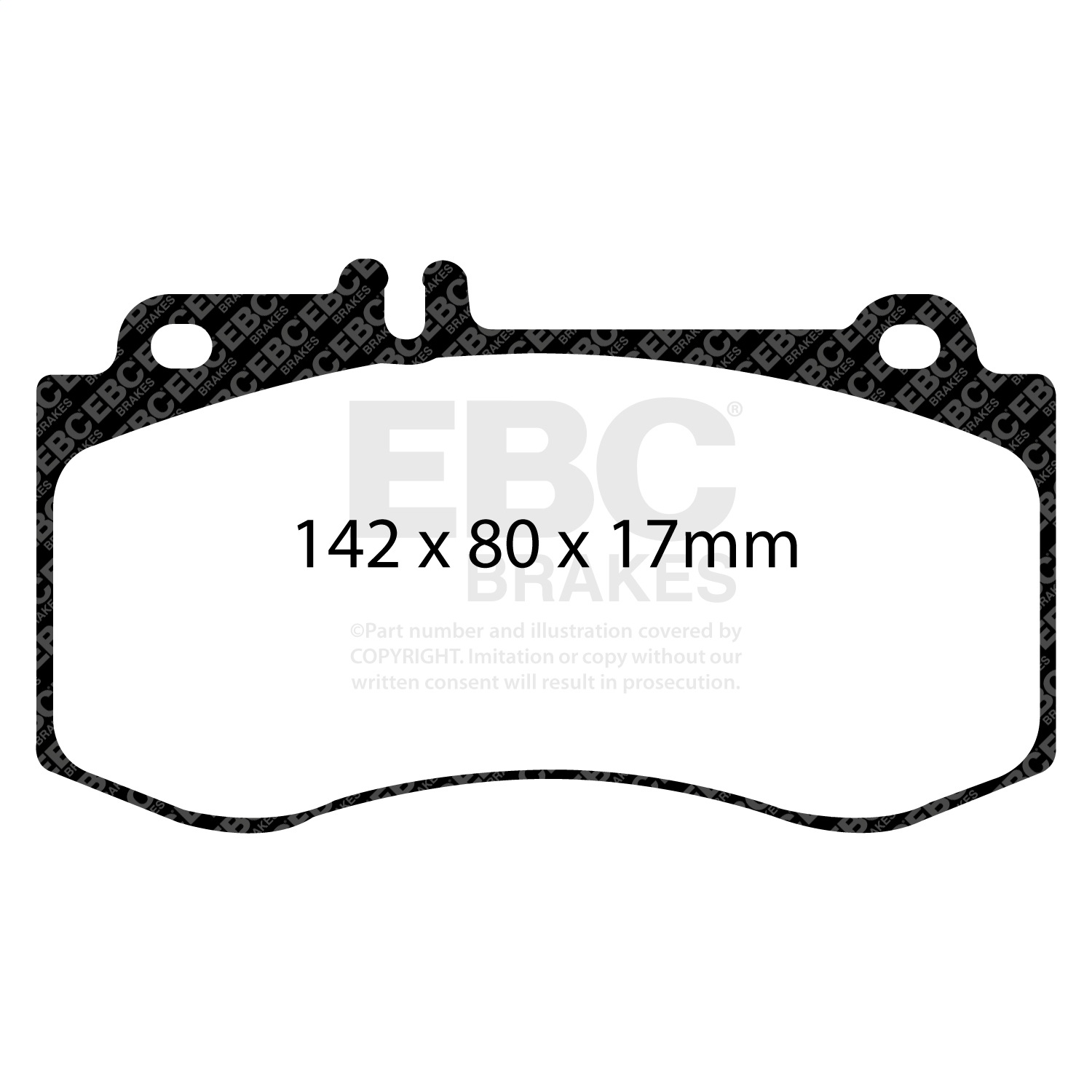 EBC Brakes DP31857C Redstuff Ceramic Low Dust Brake Pads Fits 10-15 E350 E550