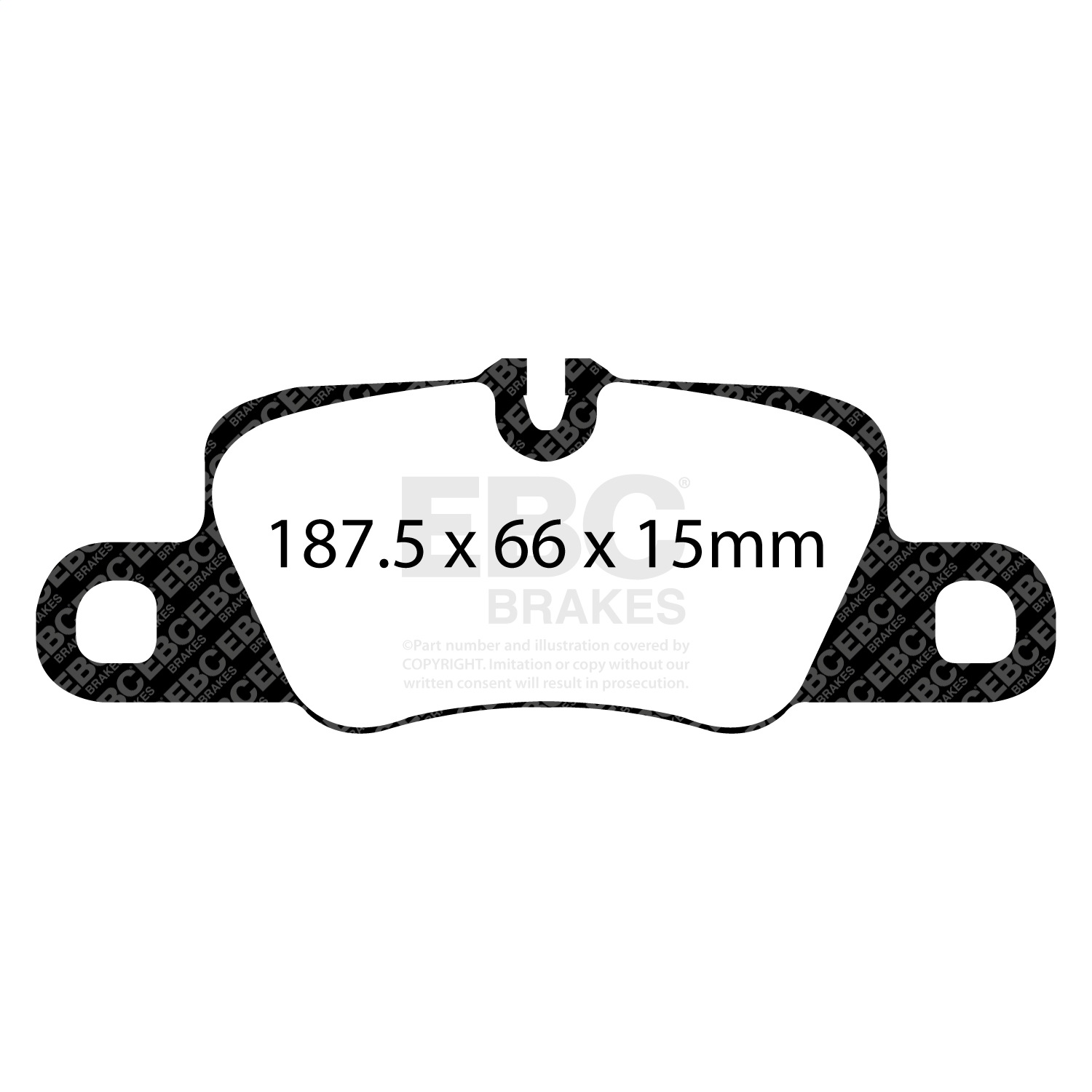 EBC BRAKES YELLOWSTUFF PADS-DP41858R-Rear