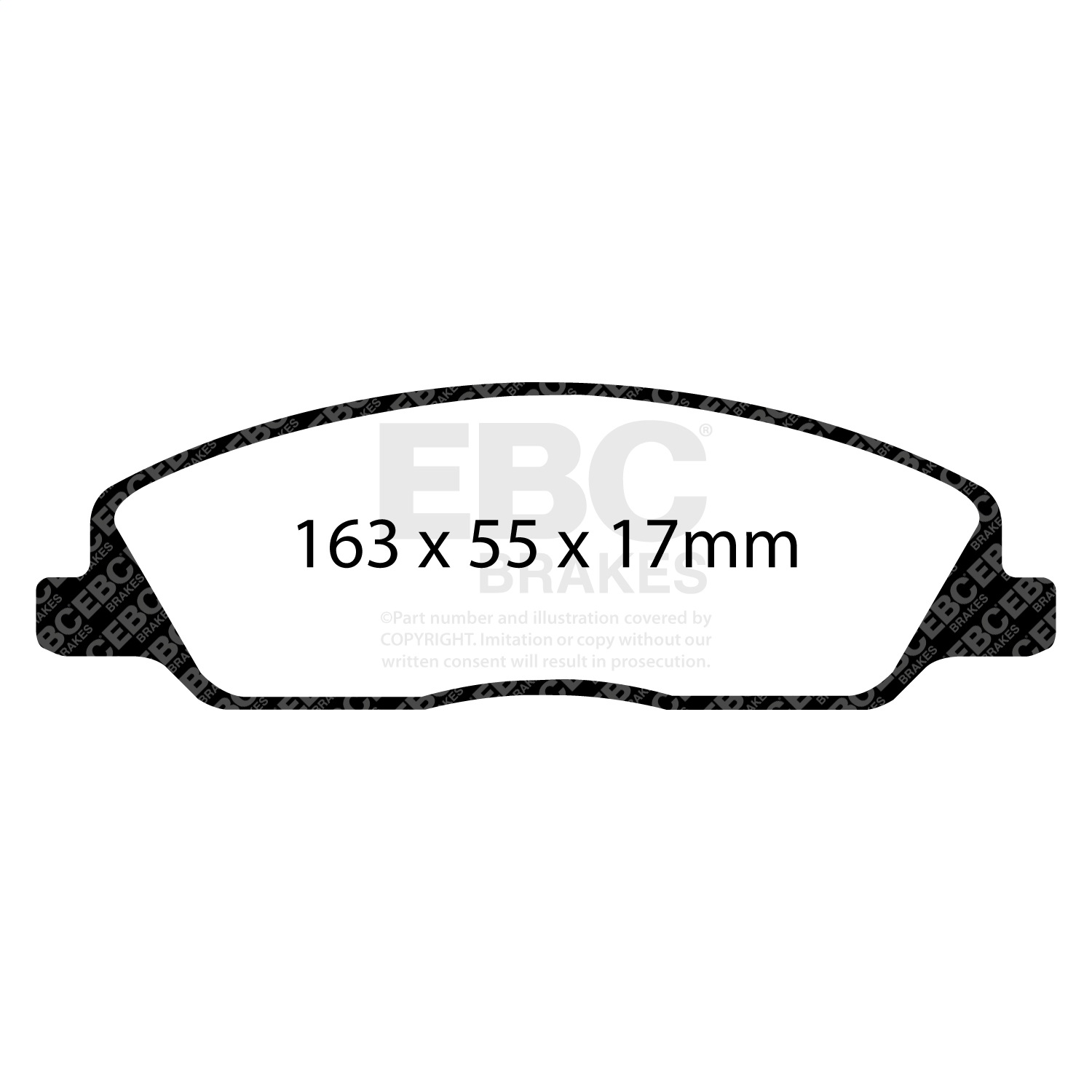EBC Brakes DP41869R Yellowstuff Street And Track Brake Pads Fits 10-14 Mustang