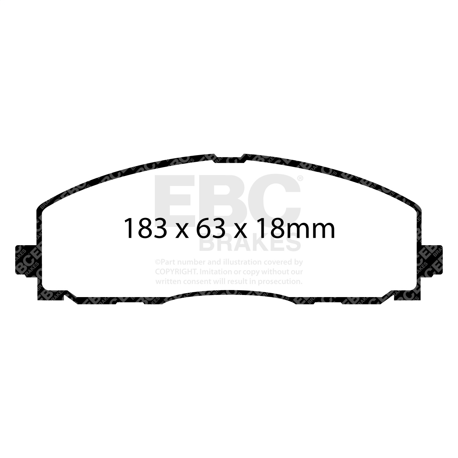 EBC Brakes DP41888R Yellowstuff Street And Track Brake Pads