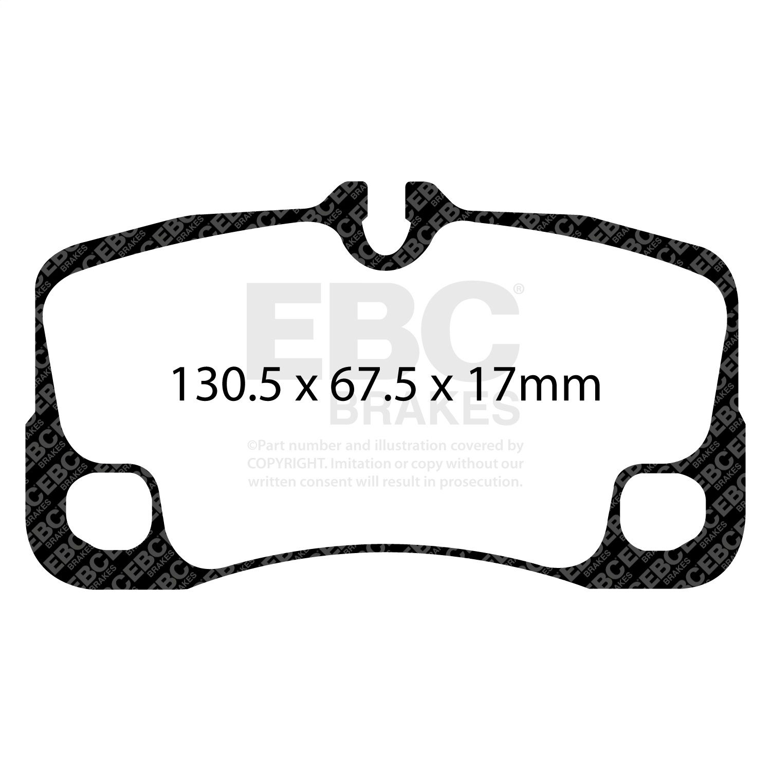 EBC Brakes DP41930R Yellowstuff Street And Track Brake Pads Fits 07-12 911