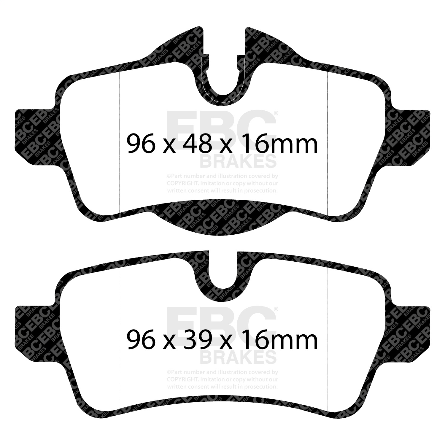 EBC Brakes S1KR1059 S1 Kits Ultimax 2 and RK Rotors
