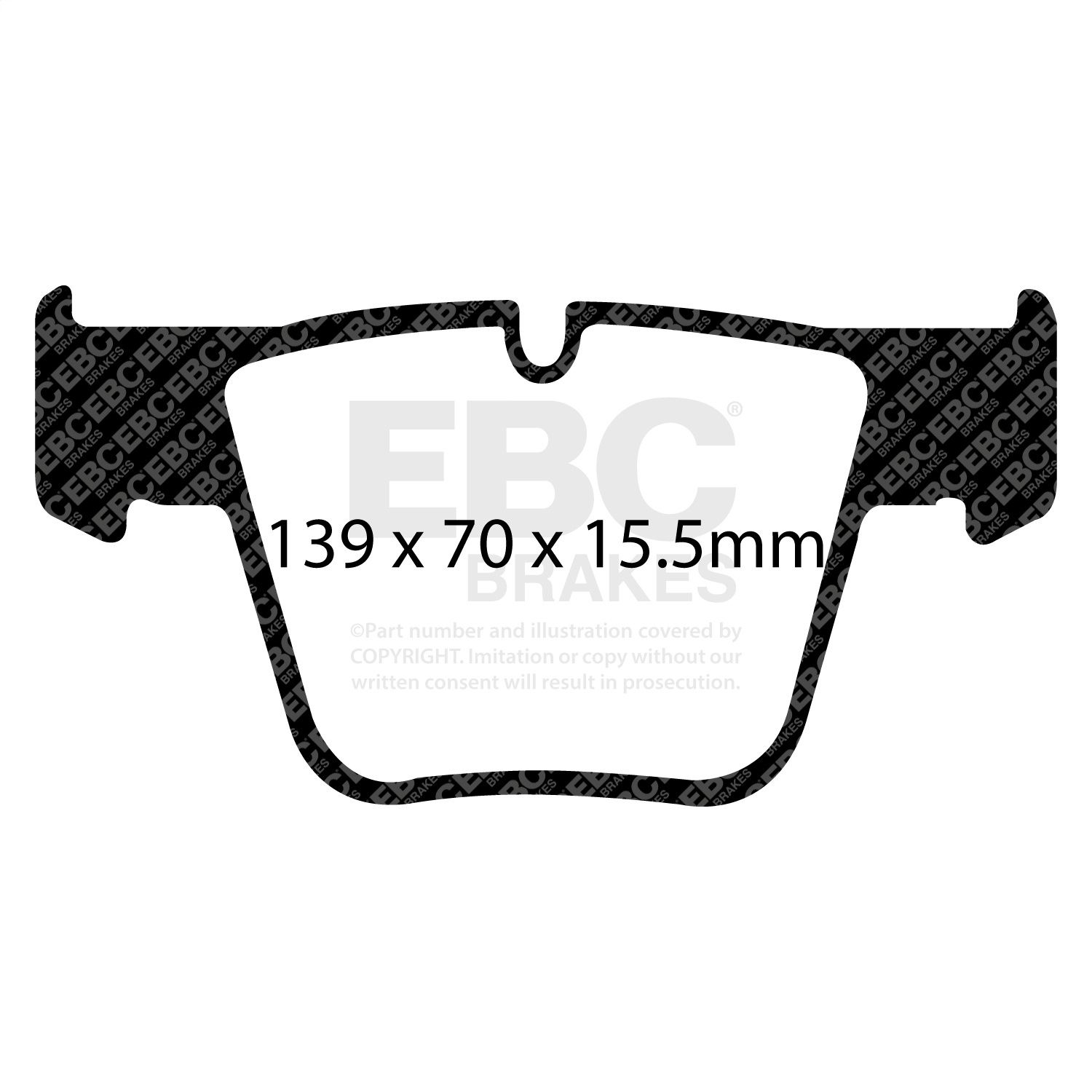 EBC Brakes DP31941C Redstuff Ceramic Low Dust Brake Pads