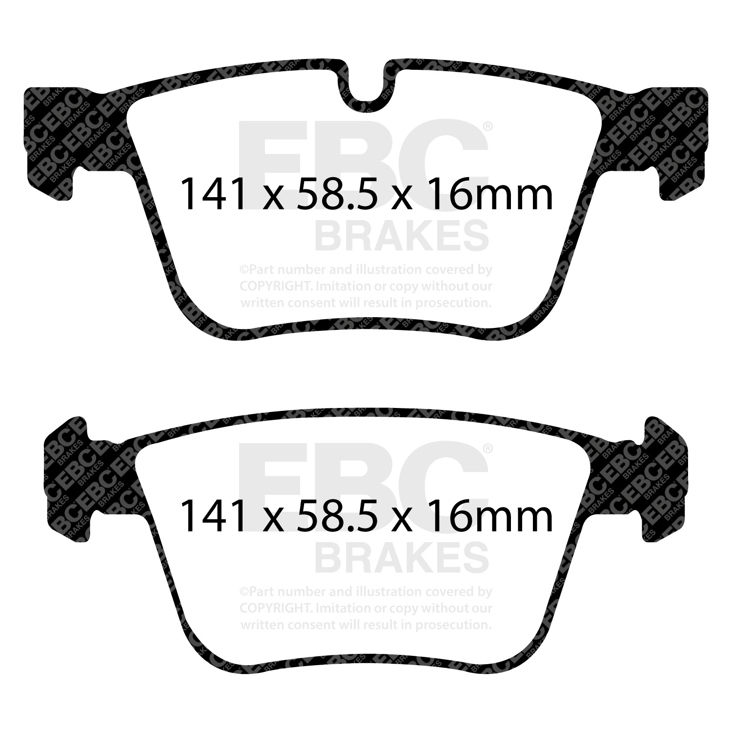 EBC Brakes DP41942R Yellowstuff Street And Track Brake Pads