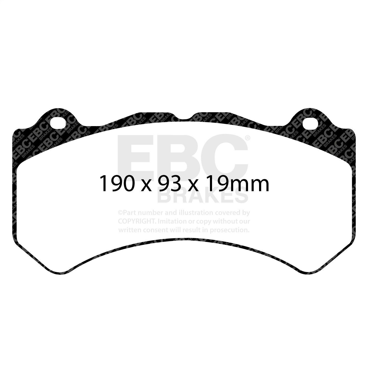 EBC Brakes DP41983R Yellowstuff Street And Track Brake Pads Fits 09-21 GT-R