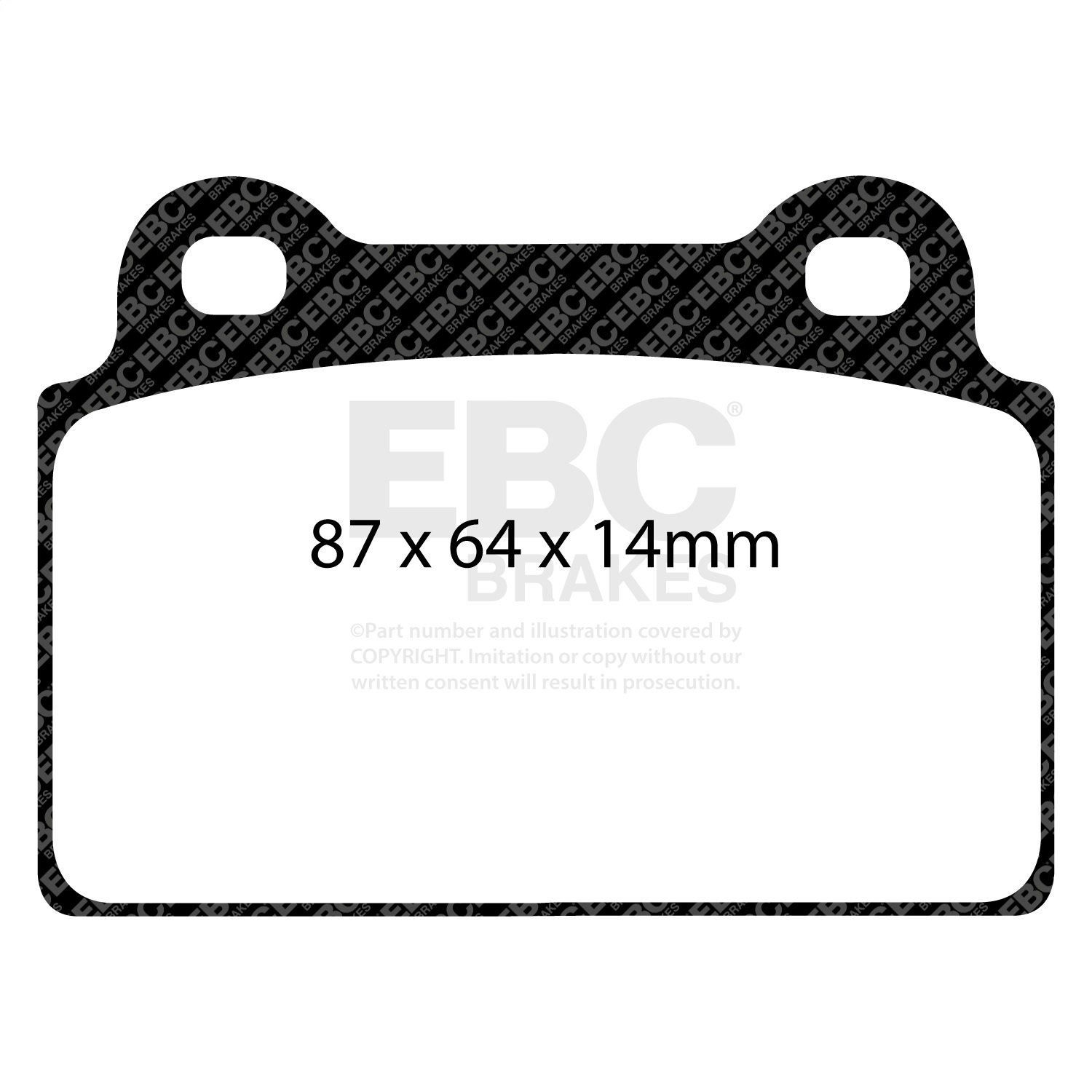 EBC BRAKES YELLOWSTUFF PADS-DP41985R-Rear