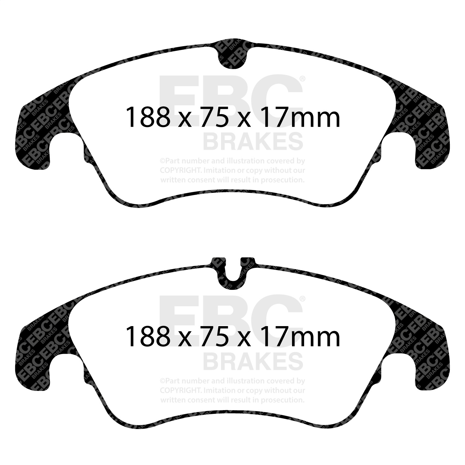 EBC Brakes DP31986C Redstuff Ceramic Low Dust Brake Pads