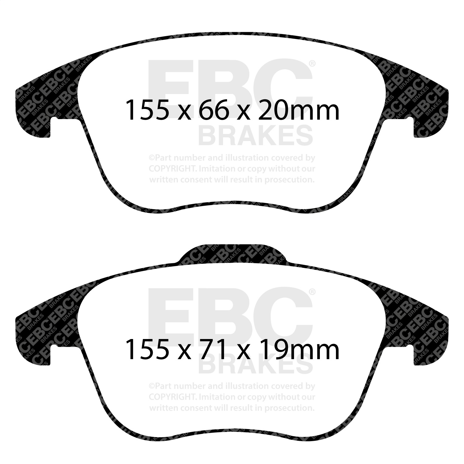 EBC Brake Kit S13KF1661 S13K (DP4/RK) - Front