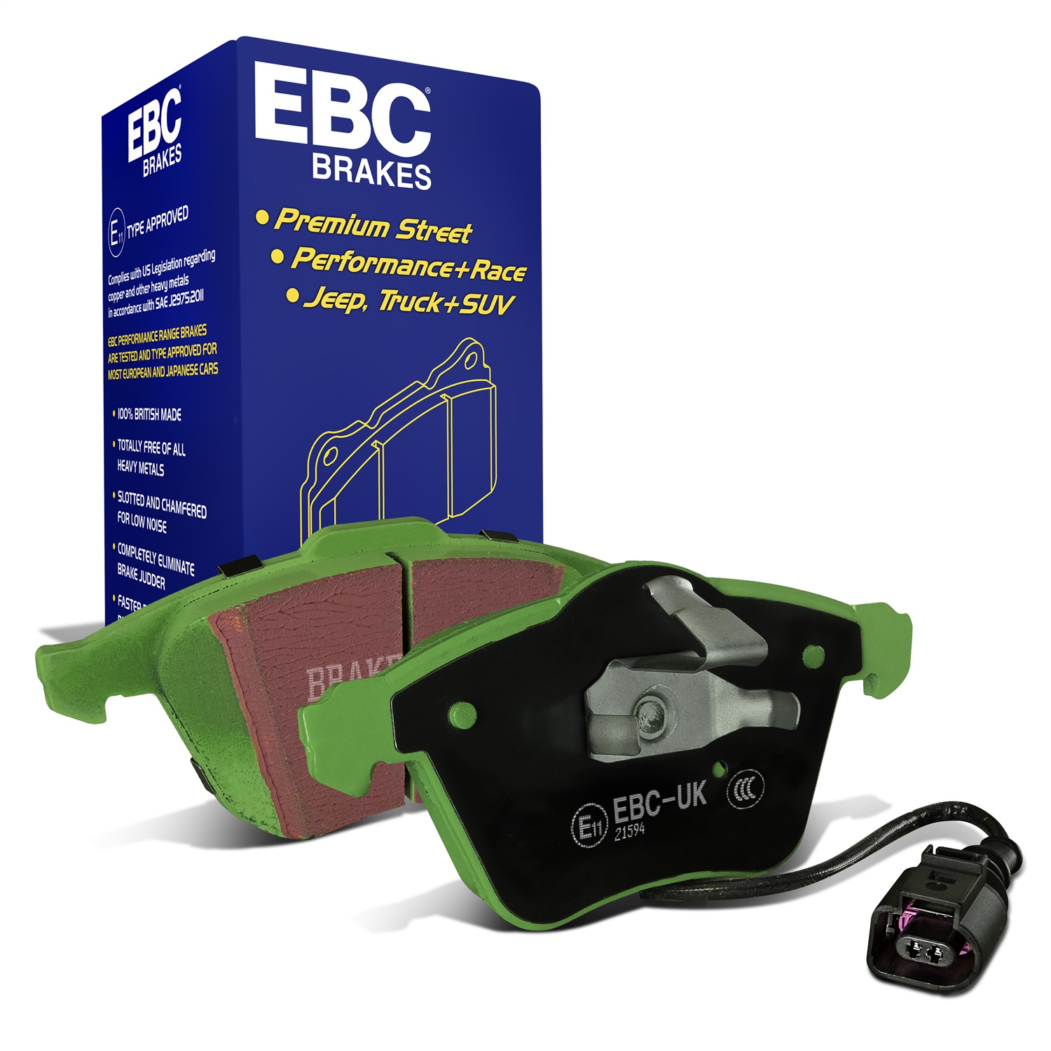 EBC Brakes S10KF1436 S10 Kits Greenstuff 2000 and GD Rotors Fits 14-19 Fiesta