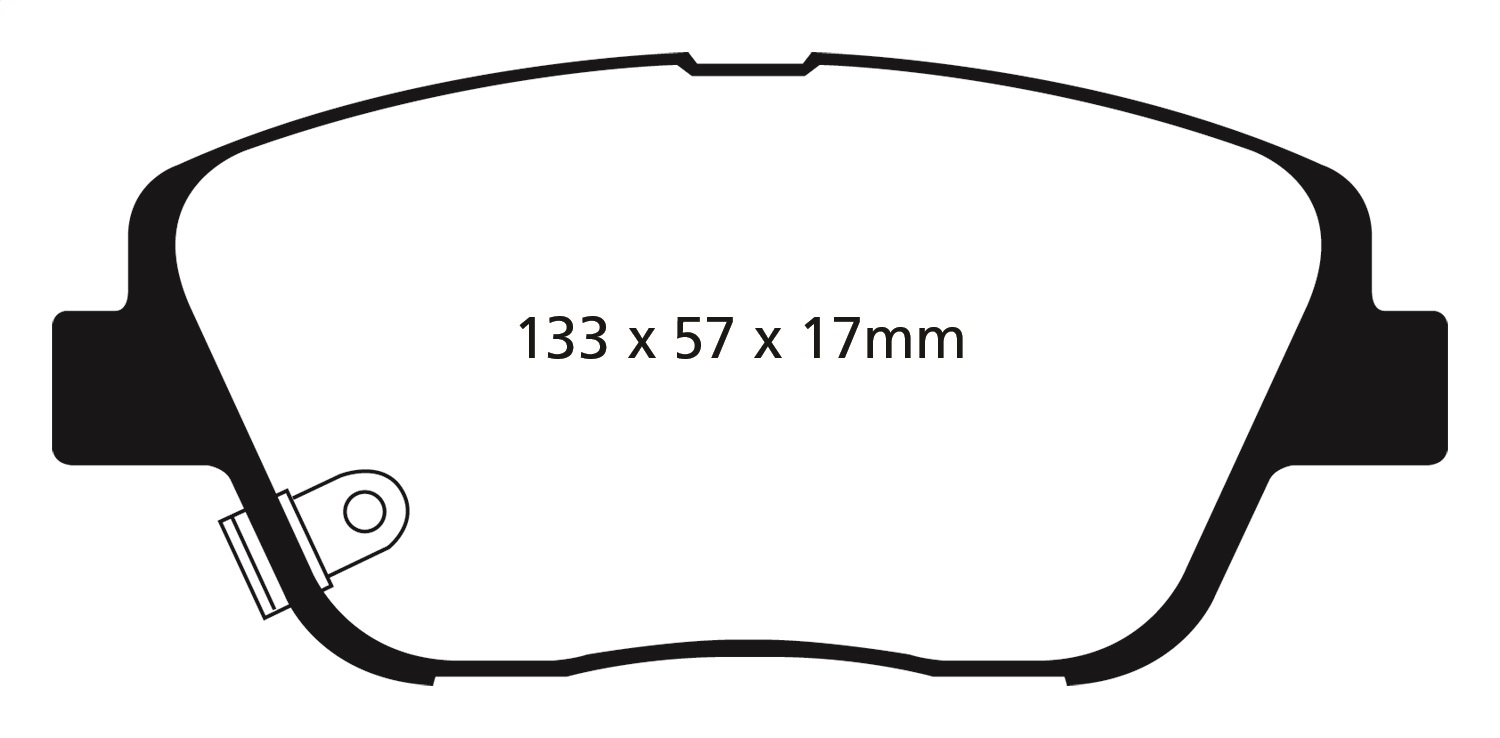 EBC BLUESTUFF NDX TRACK//RACE BRAKE PADS FRONT DP51513