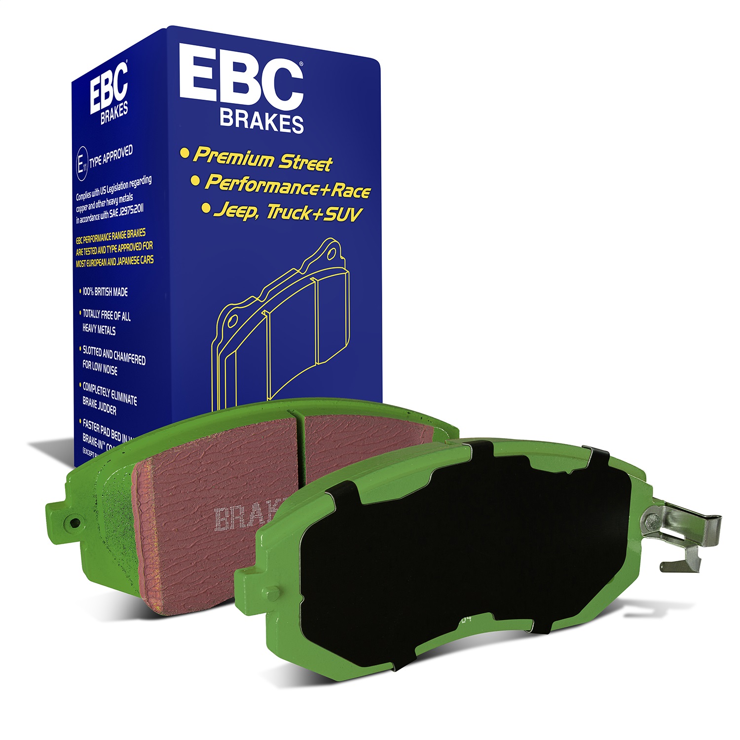 EBC Brakes DP21884 Greenstuff 2000 Series Sport Brake Pads
