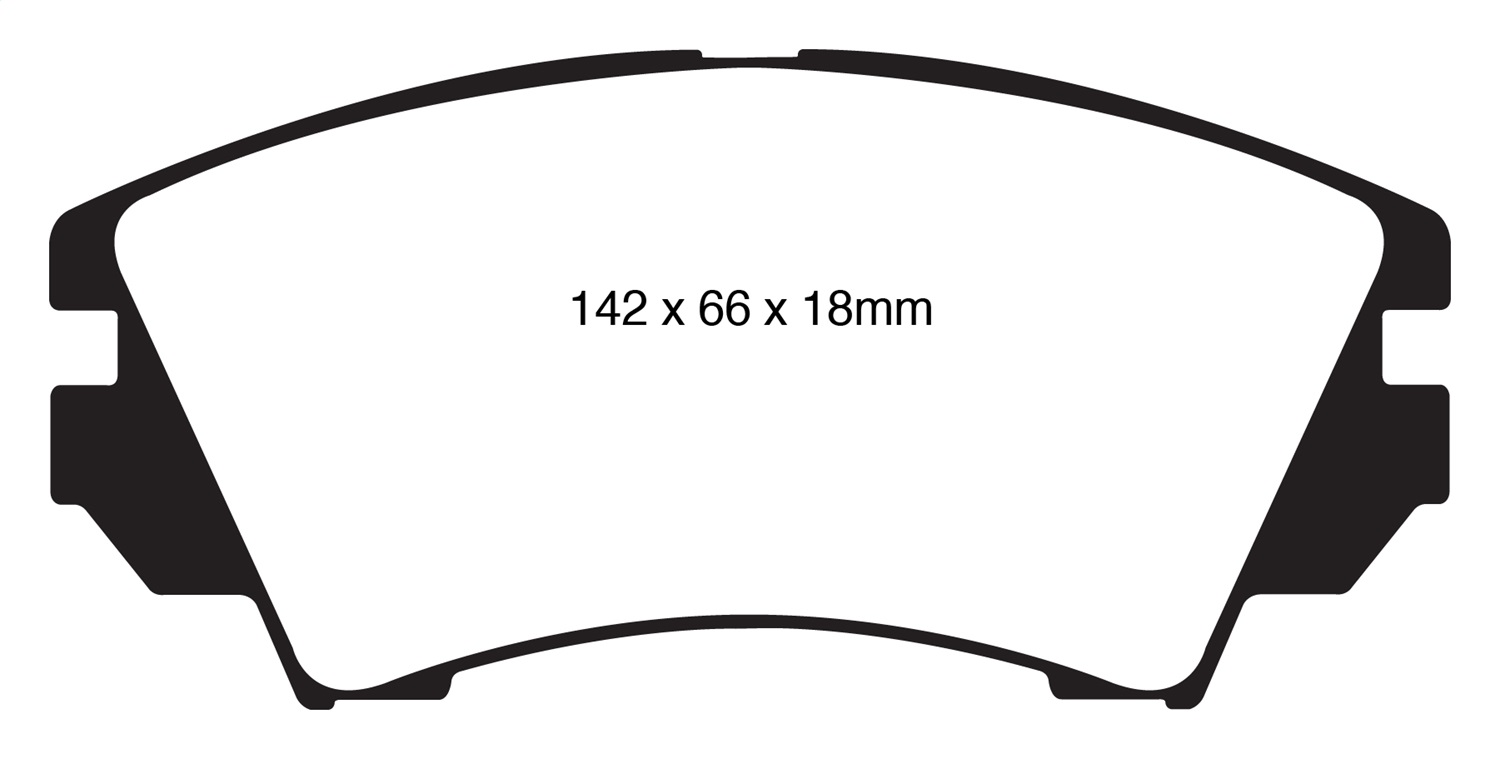EBC Brakes DP21133 Greenstuff 2000 Series Sport Brake Pad EBC Brakes DP21133 Greenstuff 2000 Series Sport Brake Pad