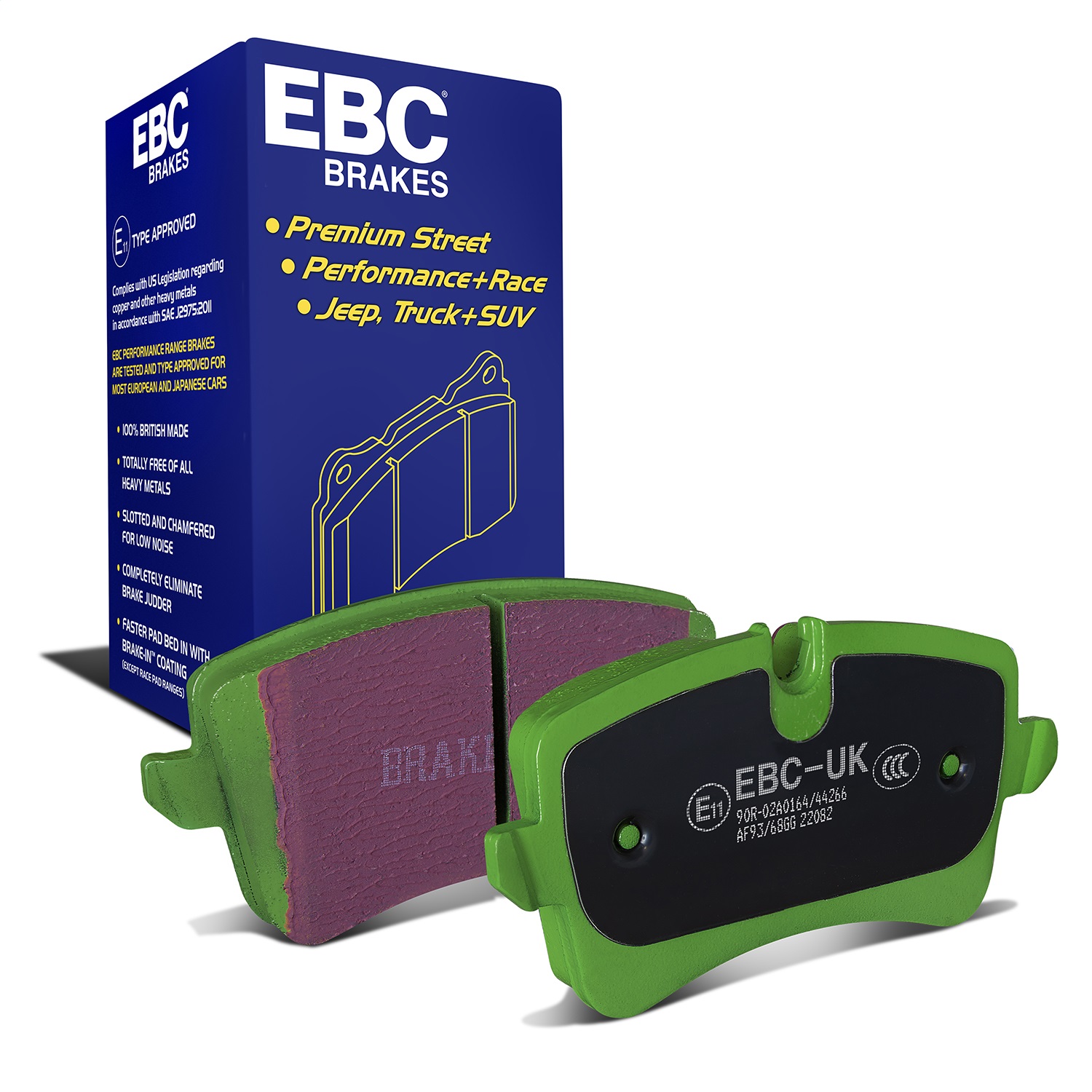 EBC Brakes DP22082 Greenstuff 2000 Series Sport Brake Pads