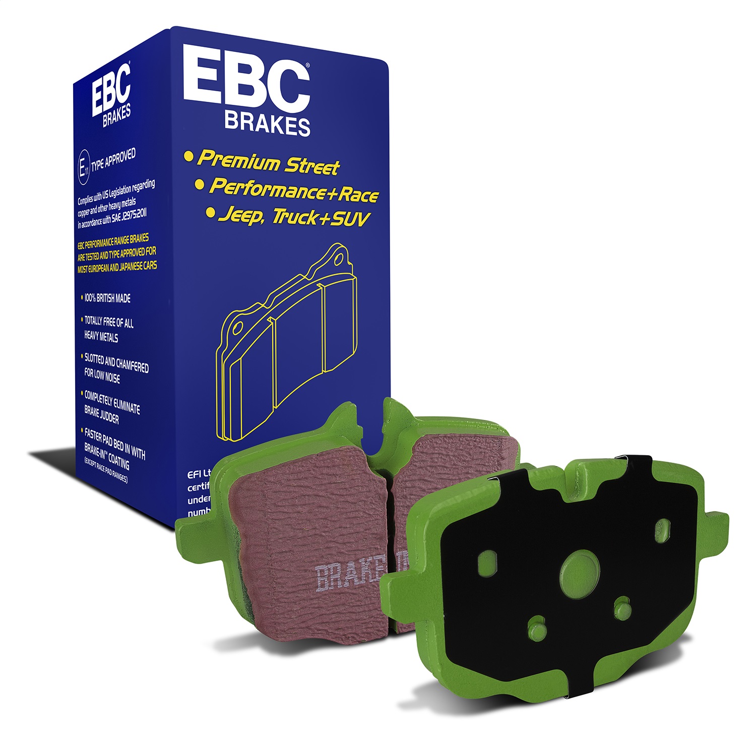 EBC Brakes DP22089 Greenstuff 2000 Series Sport Brake Pads