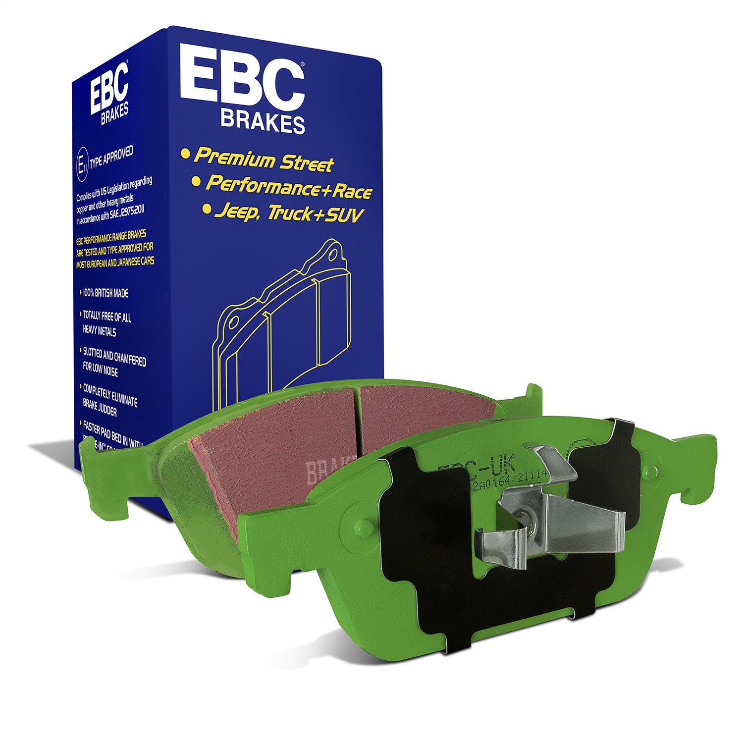 EBC Brakes DP22145 Greenstuff 2000 Series Sport Brake Pads